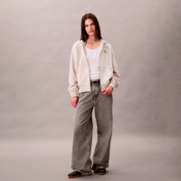 Sudadera con Capucha y Cremallera y Monograma  CALVIN KLEIN