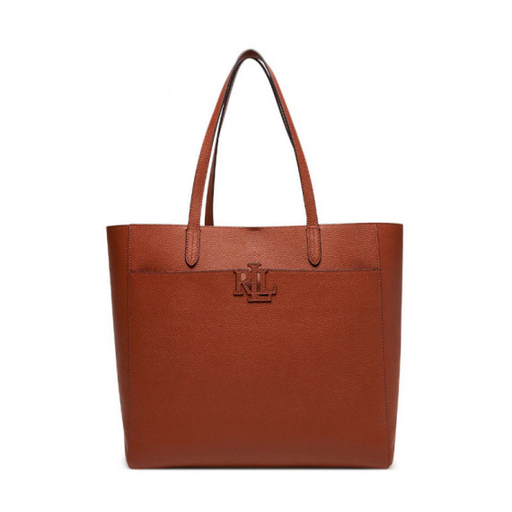 Bolso Tote Grande Cameryn de Piel Granulada  RALPH LAUREN BAGS