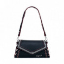 Bolso Efecto Piel Costuras Mediano  DESIGUAL