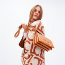 Bandolera Tres Compartimentos y Solapa  LOLA CASADEMUNT