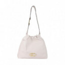 Bolso Shopper Efecto Piel con Logo Lc Ovalado  LOLA CASADEMUNT