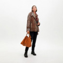 Bolso Shopper Efecto Piel con Logo Lc Ovalado  LOLA CASADEMUNT