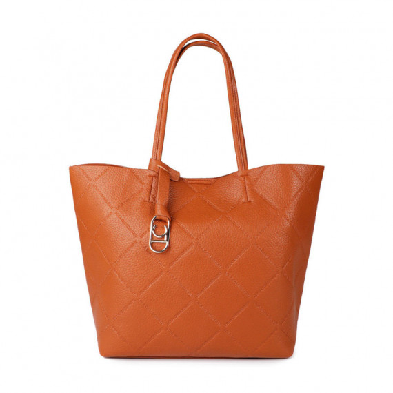 Bolso Shopper Monograma Rombos con Logo  LOLA CASADEMUNT