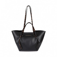 Bolso Shopper Detalles en Efecto Piel Animal Print  LOLA CASADEMUNT