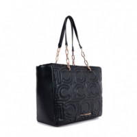 Bolso Shopper Acolchado Logotipado  LOLA CASADEMUNT