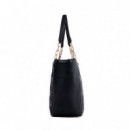 Bolso Shopper Acolchado Logotipado  LOLA CASADEMUNT