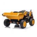 Coche Bateria Cater Marron-amarillo