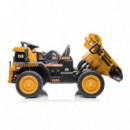 Coche Bateria Cater Marron-amarillo