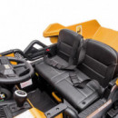 Coche Bateria Cater Marron-amarillo