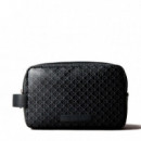 Neceser de Viaje con Cremallera con Logo Monograma en Todo el Artículo  CALVIN KLEIN JEANS