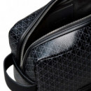 Neceser de Viaje con Cremallera con Logo Monograma en Todo el Artículo  CALVIN KLEIN JEANS