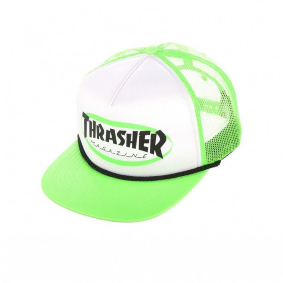 Ellipse Logo Trucker Rope Verde  THRASHER