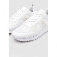 Sneaker Triple White+gold  EA7 EMPORIO ARMANI 7