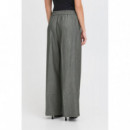 Pantalones ICHI Filano Dark Grey