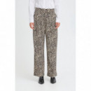 Pantalones ICHI Kate Print Graphic Animal