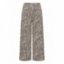 Pantalones ICHI Kate Print Graphic Animal