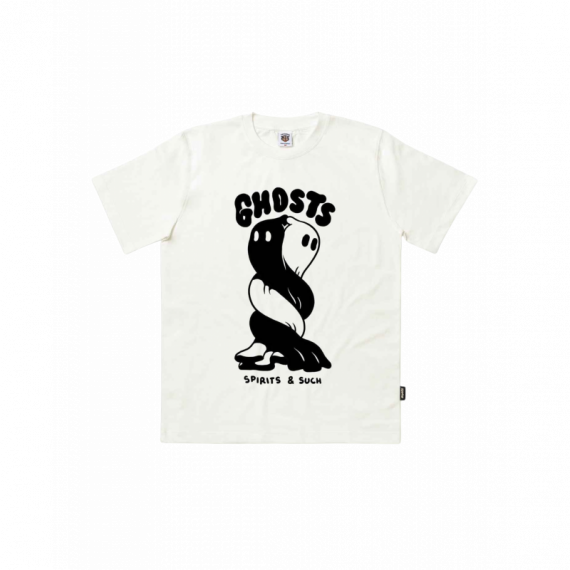 Camisetas Hombre Camiseta THE DUDES Ghosts Off White