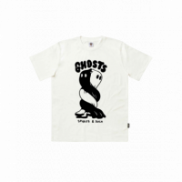 Camisetas Hombre Camiseta THE DUDES Ghosts Off White