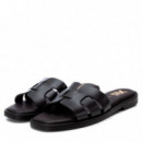 XTI Sandalias Negras 143867-NEGRO