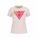 GUESS Camiseta Blanca W5GI10 J1314-G012