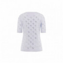 GUESS Camiseta Celeste W5GR20 Z3D60-A719