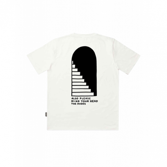 Camisetas Hombre Camiseta THE DUDES Mind Your Mind Off White
