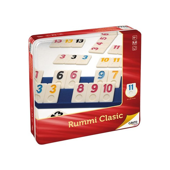 CAYRO Juego Rummi Clasico en Caja Metalica 753