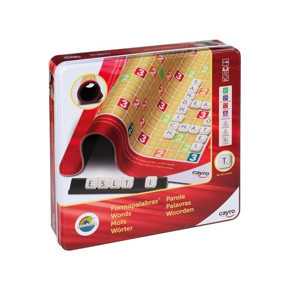 CAYRO Juego Formapalabras en Caja Metalica 756