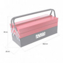 Caja Herramientas Metalica FARGO TOOLS 48.8X20X30 Cm