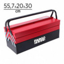 Caja Herramientas Metalica FARGO TOOLS 55.5X20X30 Cm