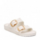 Sandalias Arizona Big Buckle Eggshell BIRKENSTOCK