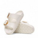 Sandalias Arizona Big Buckle Eggshell BIRKENSTOCK