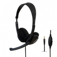 Auriculares + Microfono FONESTAR HOME-35 Jack 3.5MM Black