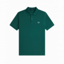 Polos Polo FRED PERRY M6000 Verde / Celeste