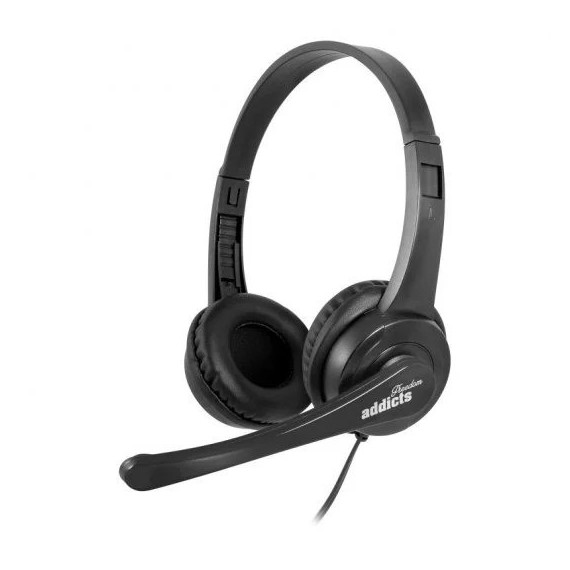 Auriculares + Microfono NGS VOX505 USB Black
