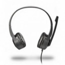 Auriculares + Microfono NGS MSX10PRO Jack 3.5MM Black + Adaptador Doble Jack