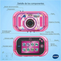 Camara Digital Kidizoom Touch 5MP Rosa Pantalla Tactil  VTECH