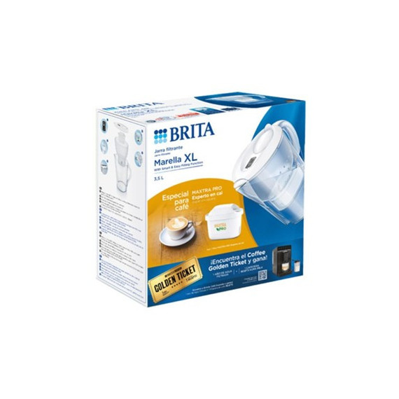BRITA Jarra Marella XL+1 Filtro Maxtra Pro 3.5L