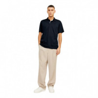 12251180NIGHT Sky Polos JACK AND JONES Hombre Jprccrodney Ss Polo Noos