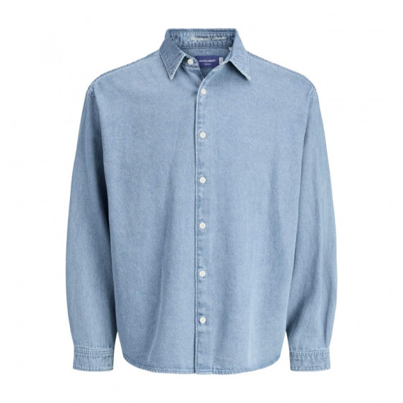 12282775MEDIUM Blue Denim Camisas JACK AND JONES Hombre Jornorrebro Denim Shirt Ls Sn