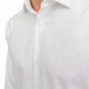 12227385WHITE Camisas JACK AND JONES Hombre Jprblaparker Shirt L/s Noos