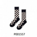 P001557 Calcetines HAPPY SOCKS Hombre Dizzy Check Sock