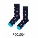P001504 Calcetines HAPPY SOCKS Hombre Glass Of Wine Sock