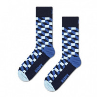 FIO01-6050 Calcetines HAPPY SOCKS Hombre Filled Optic Sock