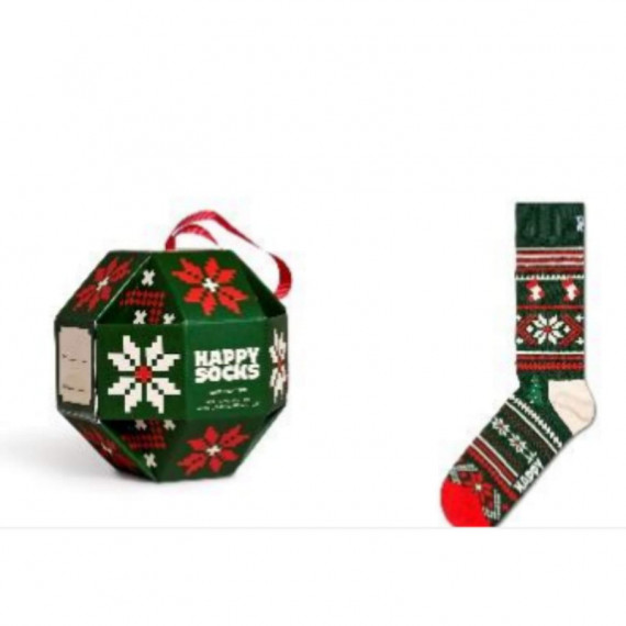 P001733 Calcetines HAPPY SOCKS Hombre 1-PACK Snowflake Gift Set
