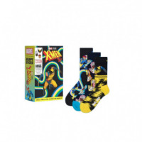 P003493 Cinturones HAPPY SOCKS Hombre Marvel™ 3-PACK Gift Set