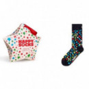 P001734 Calcetines HAPPY SOCKS Hombre 1-PACK Stellar Gift Set