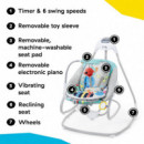 Columpio y Balancín Musical 4 en 1 con Piano Kick To It BABY EINSTEIN