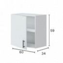 Cocina Esquinera Kit Blanca Kira MOMI 160+160 Cm