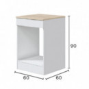 Cocina Esquinera Kit Blanca Kira MOMI 160+160 Cm
